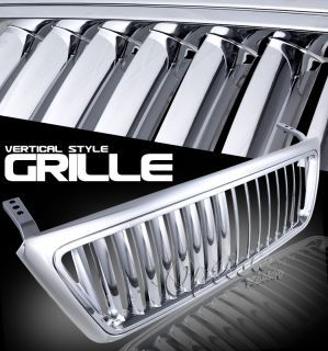 2004 2008 Ford F150 Pickup Front Chrome Grille Upper Grill Kit Vertical Bar New