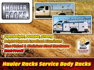 Reg Cab Long Bed 84in Ranger Service Body Mount C Hauler Truck Rack T11SBEXC 1