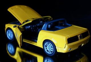 2004 Ford Mustang GT Concept Convertible Motormax Diecast 1 24 Yellow
