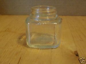 Vintage Hazel Atlas Ink Bottle Clear Glass