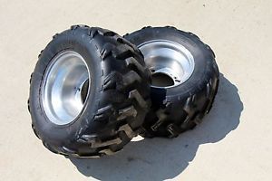Blackwater ITP Rear Tires Wheels Aluminum Rims 88 89 Banshee Polaris 4 156 L 55