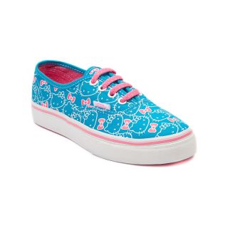 YouthTween Vans Authentic Hello Kitty Skate Shoe, TurquoisePink