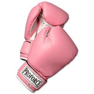 ProForce Women's Pro Style MMA Sparring Boxing Gloves 10 12oz Pink C429