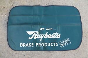 Vintage Raybestos Car Fender Protector Mat Mechanics Workmat Advertising Cover