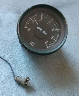 Vintage Stewart Warner Gauge Tachometer 3 3 8" 