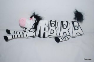 PBS Word World Zebra Plush Magnetic Letters Pull Apart Toy Wordfriend Spell