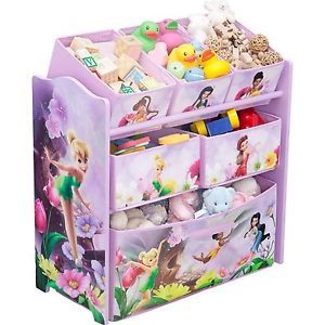 Disney Fairies Tinkerbell Storage Bin Toy Box New