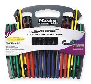 Master Lock 3044DAT Bungee Cord Assortment Hook 40 in L