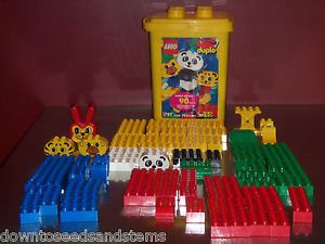 Lego Duplo Bonus Bucket 1797 Preschool Building Toy Special Animal Blocks EUC