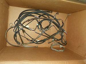 Harley Disc Brake Lines Stainless Braided Parts Lot Touring Softail Dyna