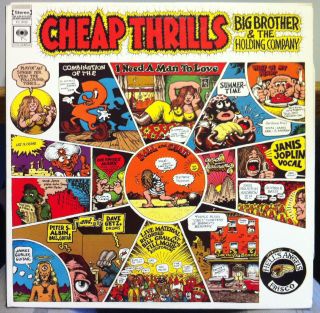 Big Brother Holding Company Cheap Thrills LP Mint PC 9700 Janis Joplin Record