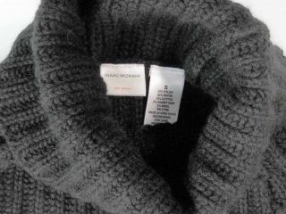 Isaac Mizrahi Black Cable Knit Turtleneck Sweater S