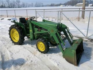 John Deere 750 4x4 Tractor with Loader Local Tractor 1700 Hours Runs Good