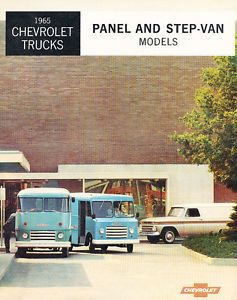 1965 Chevrolet Panel and Step Van Truck Dealer Sales Brochure Catalog