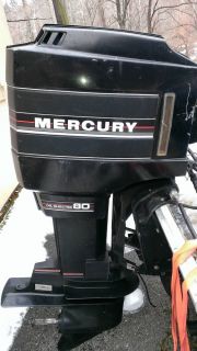 80HP Mercury Outboard 4 Cycle Power Trim