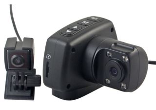 Dual Lens 240 Degree Rotation 720P Car DVR Video Camera Camcorder Audio Recorder