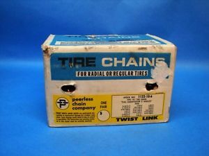 Peerless Snow Tire Chains Twist Link Un Used 1122 10 6