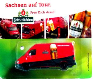 HO 1 87 Feldschloesschen German Beer Mercedes Benz Diecast Sprinter Van Truck