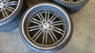 22" asanti Custom Painted Grey Chrome 3 Piece Wheels BMW 7 Series 745 750