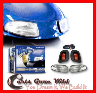 Basic Light Kit for EZGO RXV Golf Cart Head and Tail Lights Easy Install