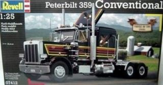 Revell Germany 07412 1 25 Peterbilt 359 Conventional Truck SEALED New in Stock
