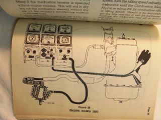 Sun Motor Tester Master Model Instruction Manual 1949 Service Training