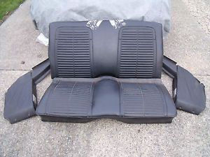 1967 69 Camaro Firebird Rear Seat Narrow or Deluxe Works with Convertible
