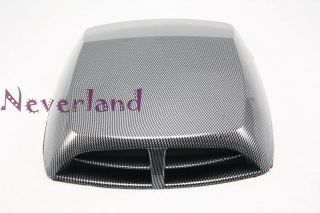 Universal Car Decorative Air Flow Intake Scoop Turbo Bonnet Vent Cover Hood