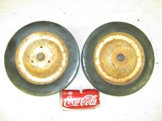 Good Pair of Used 10x1 75 Garden Pedal Tractor Wagon Trailer Cart Tires Wheels