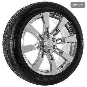 22" inch Chevy Chevrolet Chrome Silverado Suburban Tahoe Rims Wheels and Tires
