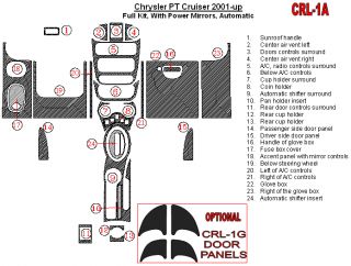 Chrysler PT Cruiser 01 05 Interior Wood Dash Kit Trim Parts Accessories