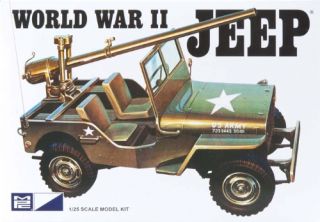New MPC 1 25 WWII Military Jeep Plastic Model Kit MPC785