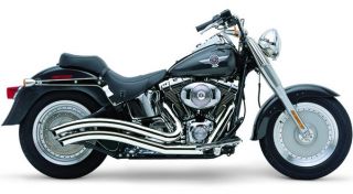 Cobra Exhaust Speedster Swept Chrome Harley Softails FXS Blackline 2011