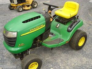 Used John Deere L110 Riding Lawn Tractor Missing Deck Does not Start