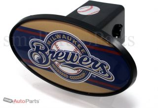 Milwaukee Brewers MLB Tow Hitch Cover Car Truck SUV Trailer 2" Receiver Plug Cap