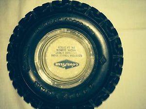 Vintage Goodyear Tire Ashtray Hi Miller Muscle Car Ford Buick Chevy Made in USA