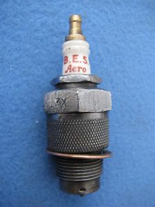 Vintage B E s Aero Australian Made Aircraft Engine Spark Plug