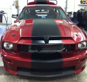 05 09 Ford Mustang GT500 Style RAM Air Functional Hood Body Kit