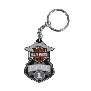 Harley Davidson Police Key Chain