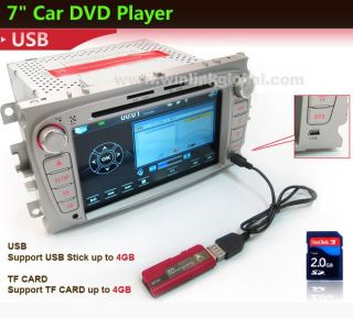 7" Car DVD Player HD GPS DVB T for Ford Focus Mondeo