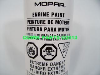 Mopar Chrysler Dodge Engine Enamel Restoration Paint Hemi Orange P N P4349216