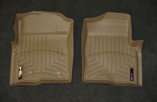 WeatherTech Digital Fit Tan Front Floor Mats Liners 11 13 Ford F 150 453341