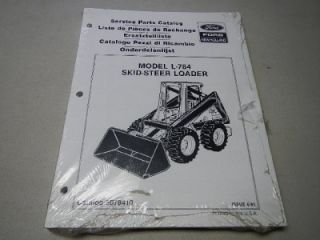 New New Holland Ford Model L 784 Skid Steer Loader Parts Manual 5078410