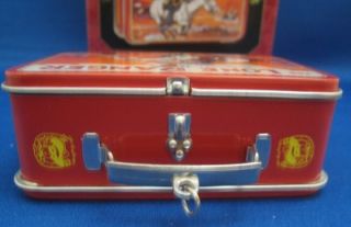 Hallmark 1997 Lone Ranger Tin Mini Lunchbox Ornament