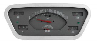 Classic Instruments 53 54 55 Ford F 100 Truck Gauge Panel Cluster Dash Grey