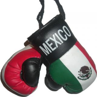 Mexico New Mini Punch Boxing Gloves Car Mirror Mascot