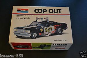 Monogram Cop Out Drag Strip Police Car Model Car Kits