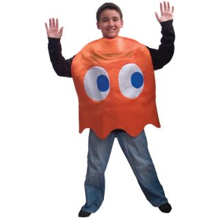 Pac Man Clyde Deluxe Child Costume Pac Man Clyde Ghost Orange Ghost Pacman Pac