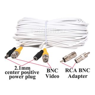 4X 100 Feet Video Power Cable BNC for DVR Security Camera System Wire Cord CS5