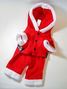 Dog Christmas Santa Suit Holidays Rudolph Novelty Costume for Pets